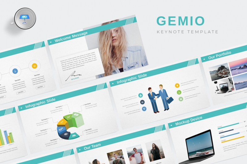 Gemio-主题演示模板keynote