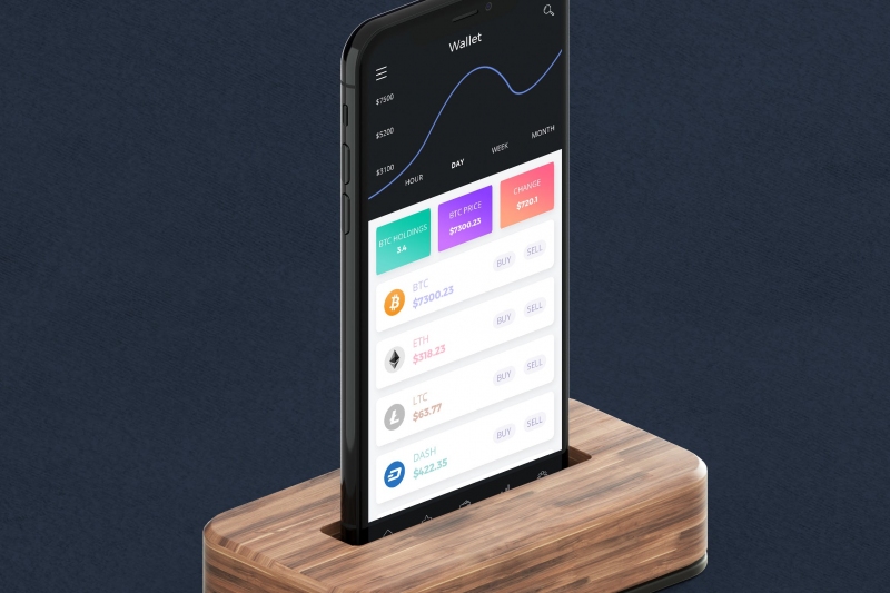 Cryptocurrency Wallet 9 Mobile Ui - H