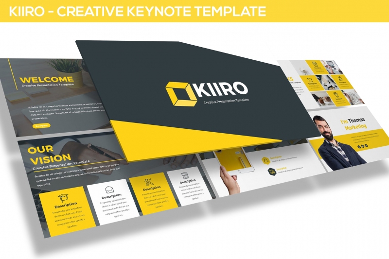 KIIRO-主题演示模板keynote下载