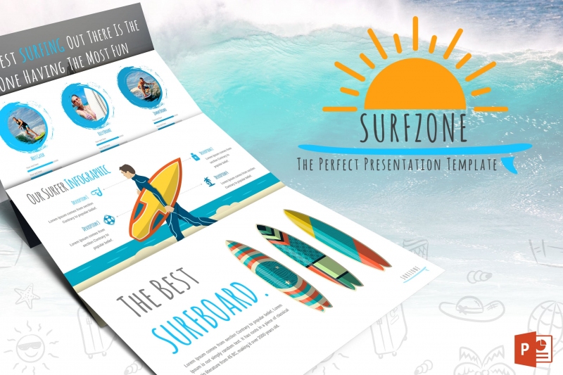 Surfzone-Powerpoint模板