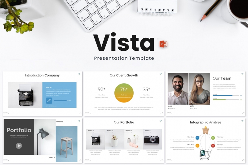 Vista-Powerpoint模板