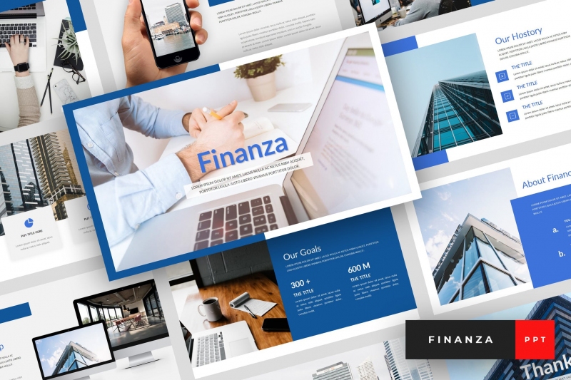 Finanza-财务PowerPoint演示模板