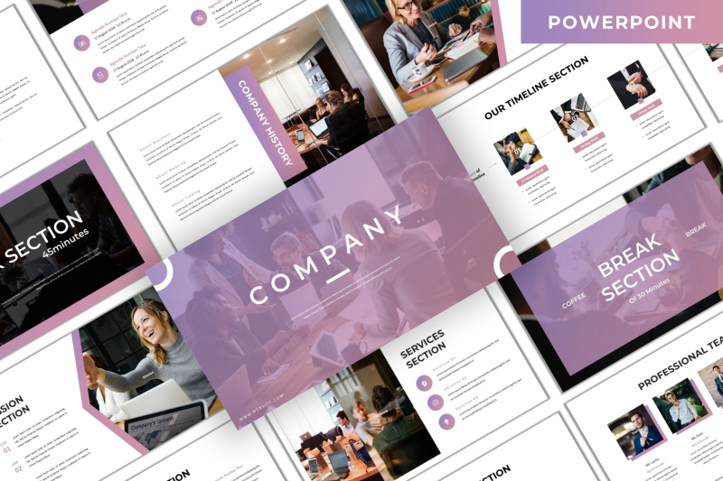 公司-业务PowerPoint模板